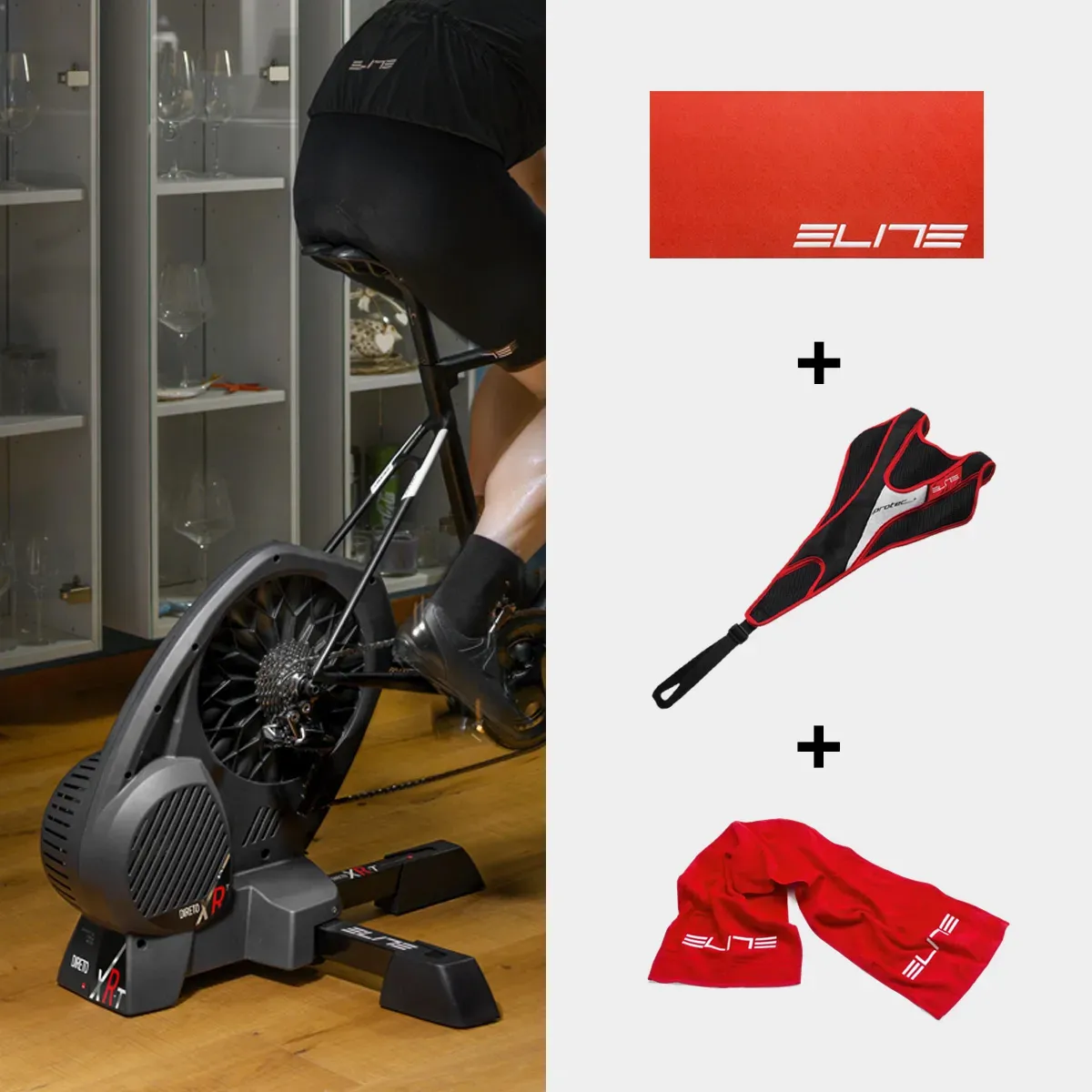 Elite Turbo Trainer & Accessory Bundle 3