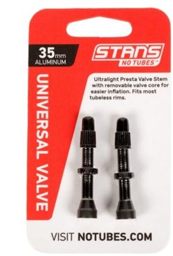 Stans NoTubes Universal Presta Coloured Alloy Valve Stems Pair