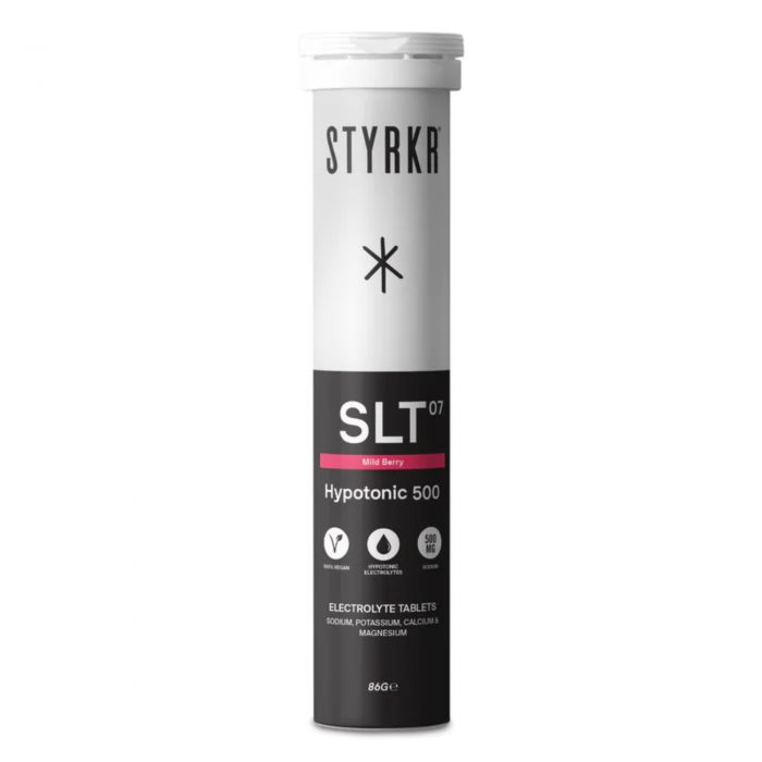 Styrkr SLT07 Hydration Tablets Mild Berry 500MG - 6 Tubes