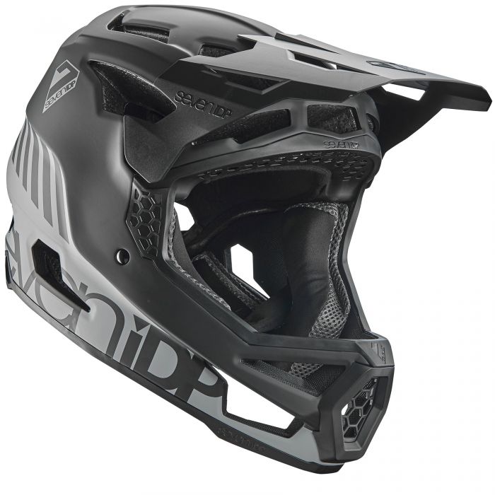 7iDP Project 23 Glass Fibre Full Face Helmet - XL, Black / Graphite