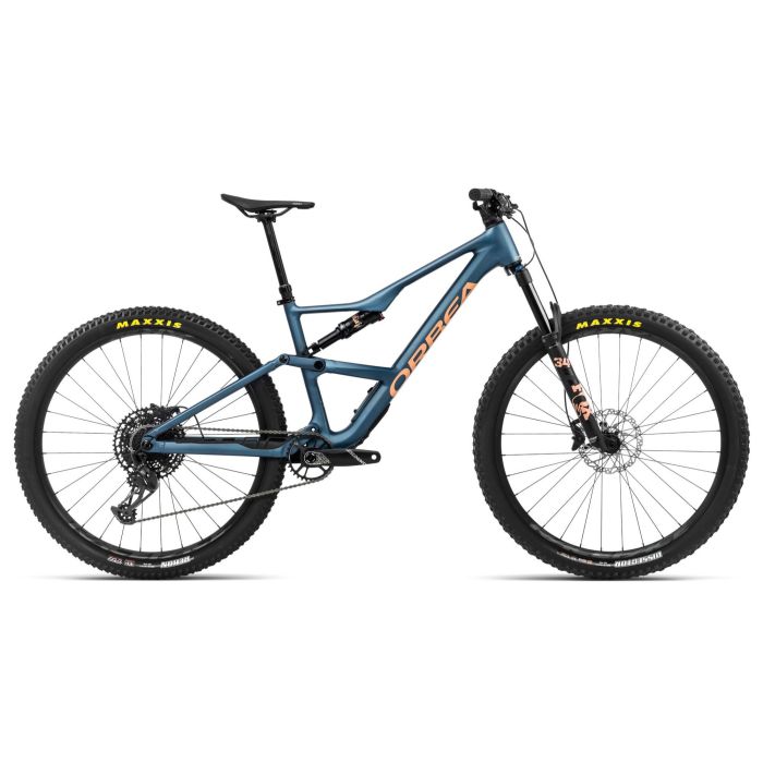 Orbea Occam SL H20 Full Suspension Mountain Bike - 2024 - Medium, Slate Blue-Orange Cloud (Matt)