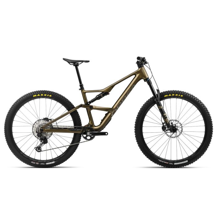 Orbea Occam SL H10 Full Suspension Mountain Bike - 2024 - Large, Metallic Olive Green-Titanium Black