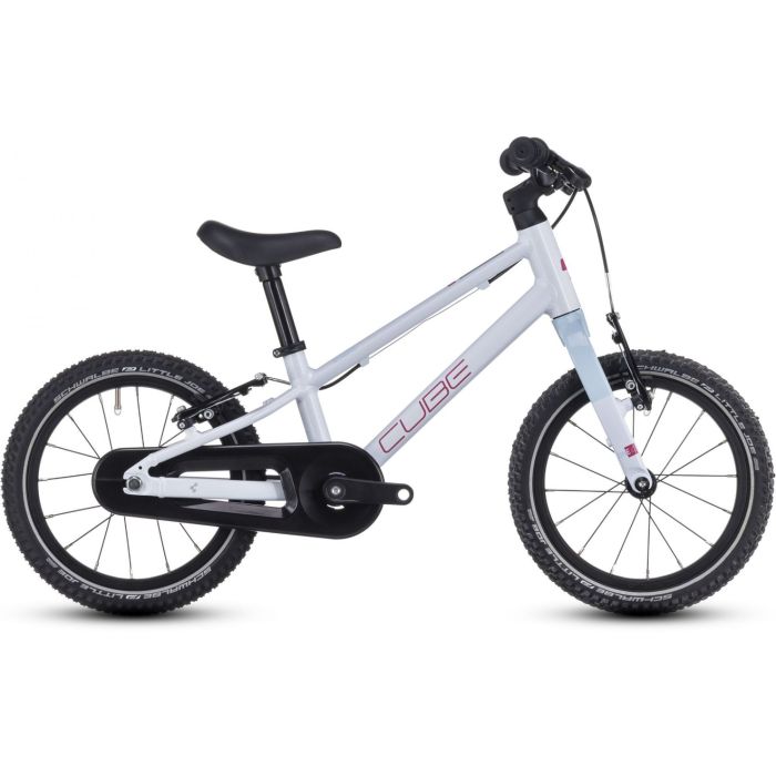 Cube Numove 140 Kids Bike - White / Pink