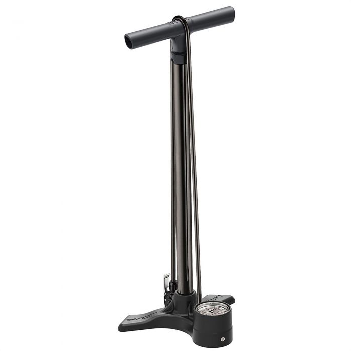 Lezyne Macro Floor Drive Pump - Gloss BlackABS Flip Chuck