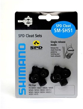 Shimano SH51 Release MTB SPD Cleats Pair