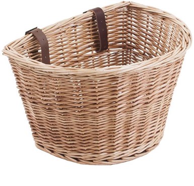 M Part D Shaped Wicker Basket