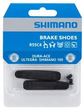 Shimano BR-9000 R55C4 Cartridge-Type Brake Inserts and Fixing Bolts Pair