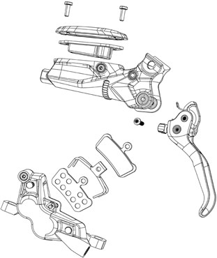 SRAM Disc Brake Lever Blade Kit