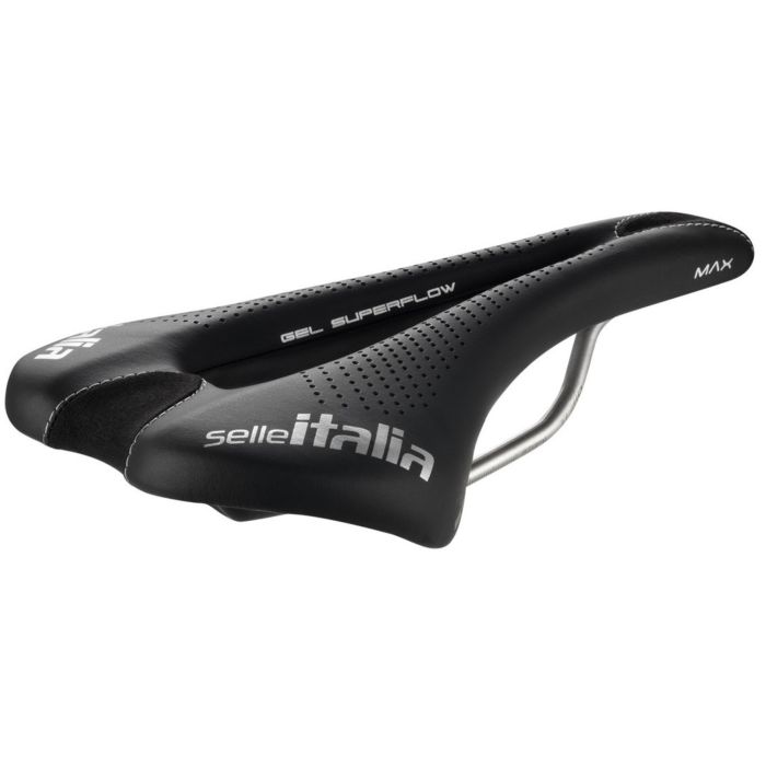 Selle Italia Max SLR TI 316 Gel Superflow Saddle - Black