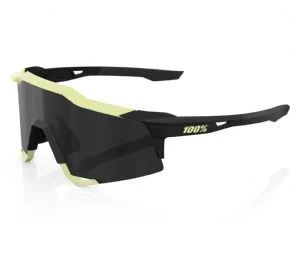 100% Speedcraft Sunglasses Soft Tact Glow/black Mirror Lens