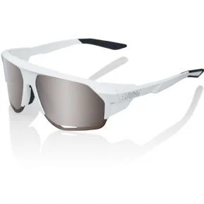 100% Norvik Sunglasses White/hiper Silver Lens