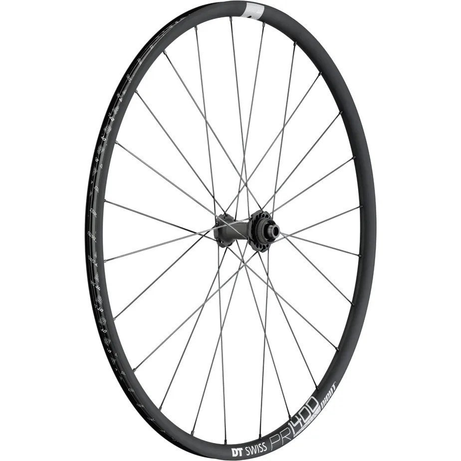 DT Swiss PR 1400 DICUT disc brake wheel, clincher 21 x 18 mm, front