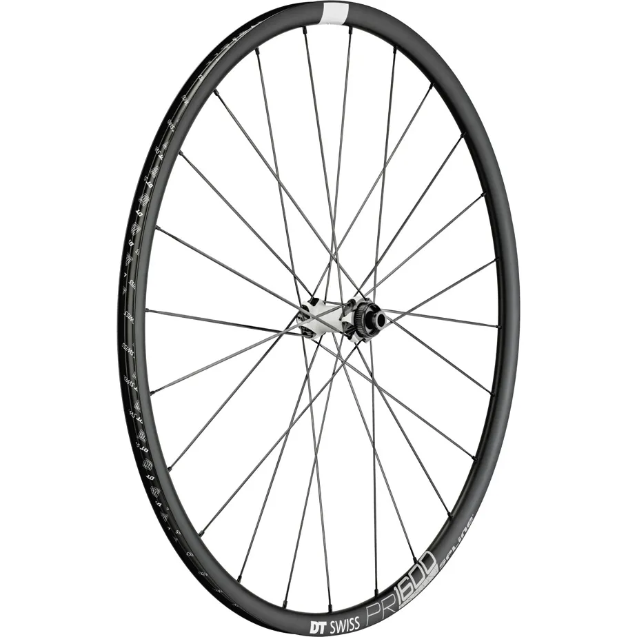 DT Swiss PR 1600 SPLINE disc brake wheel, clincher 23 x 18 mm, front