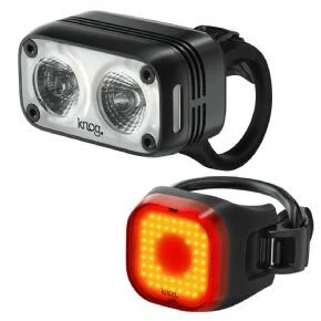 Knog Blinder Road 400 + Blinder Mini Square Light Set