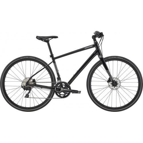 2021 Cannondale Quick Disc 1 Hybrid Bike in Black