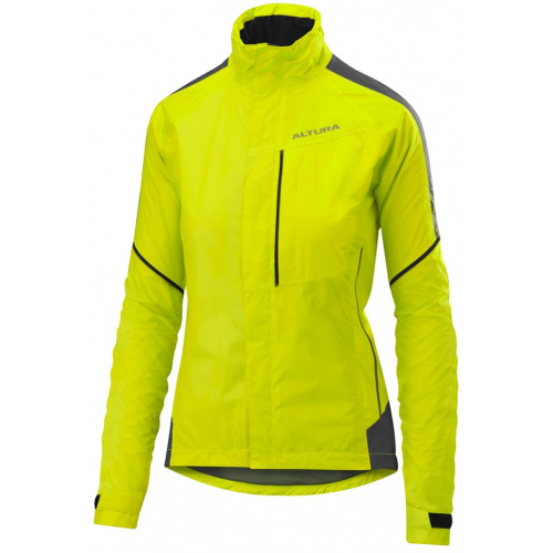 Altura Nightvision Twilight Womens Waterproof Cycling Jacket Yellow