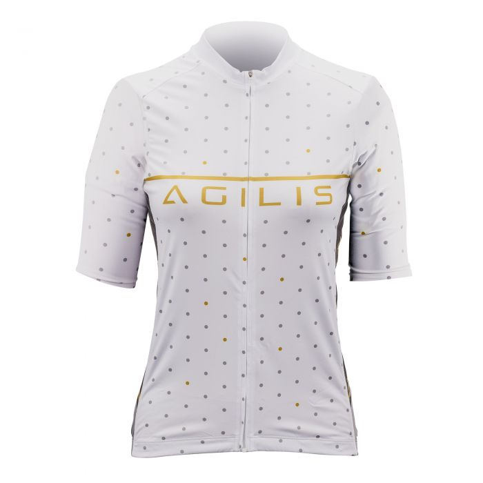 Agilis Female Short Sleeve Jersey - M, Black / Gold