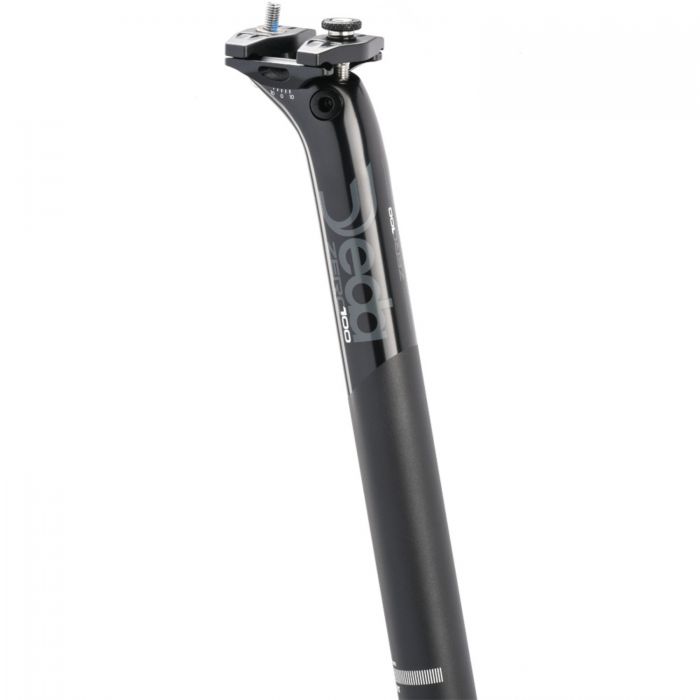 Deda Zero100 Seatpost - Black / Black, 27.2mm, 0mm