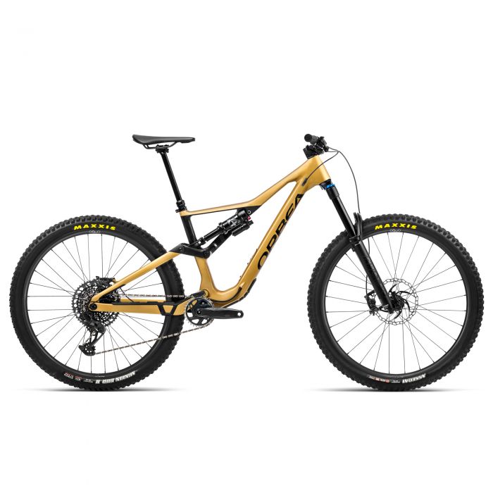 Orbea Rallon M10 Full Suspension Mountain Bike - 2023 - X-Large, Golden Sand Black Matt