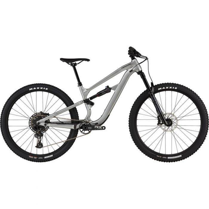 Cannondale Habit 3 Full Suspension Mountain Bike - 2023 - Grey, Medium