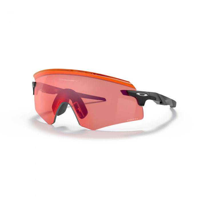 Oakley Encoder Prizm Sunglasses - Matte Carbon Frame / Prizm Road Black Lens