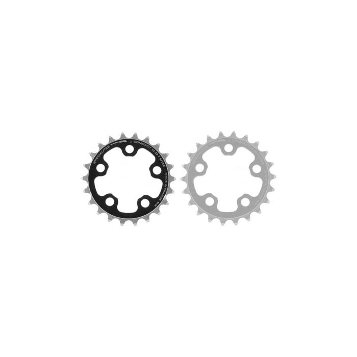 TA 74 BCD Inner Triple Chainrings - 26T Silver