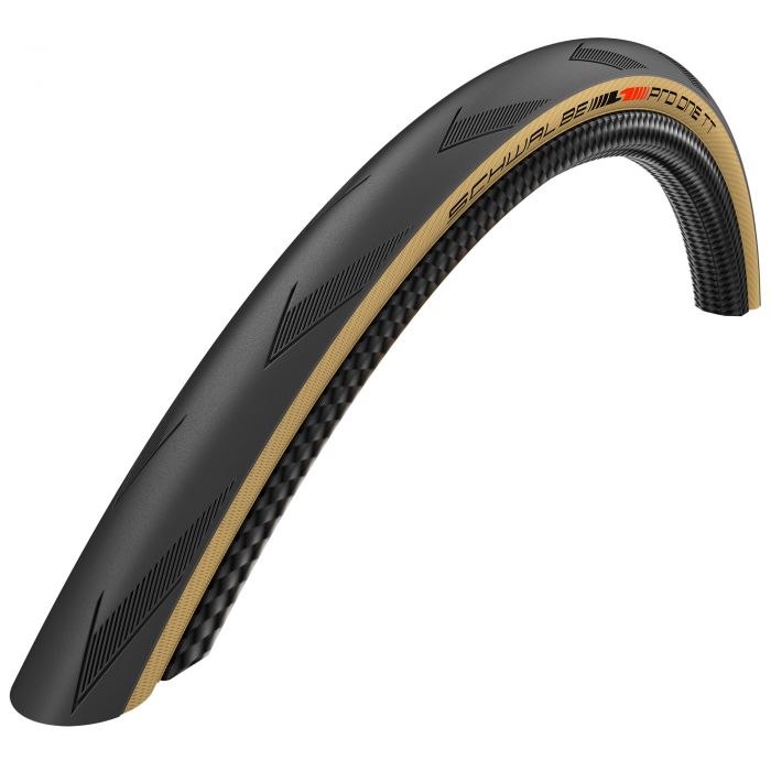 Schwalbe Pro One TT Tyre - 700 x 25Black / Tan