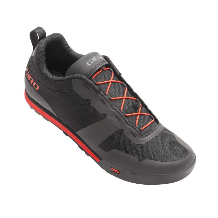 Giro Tracker FastLace MTB Shoes - 42, Black / Bright Red