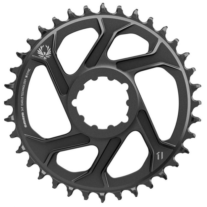 SRAM Eagle X-Sync 12 Speed Offset Boost 3mm Offset Chainring - 36T - Black